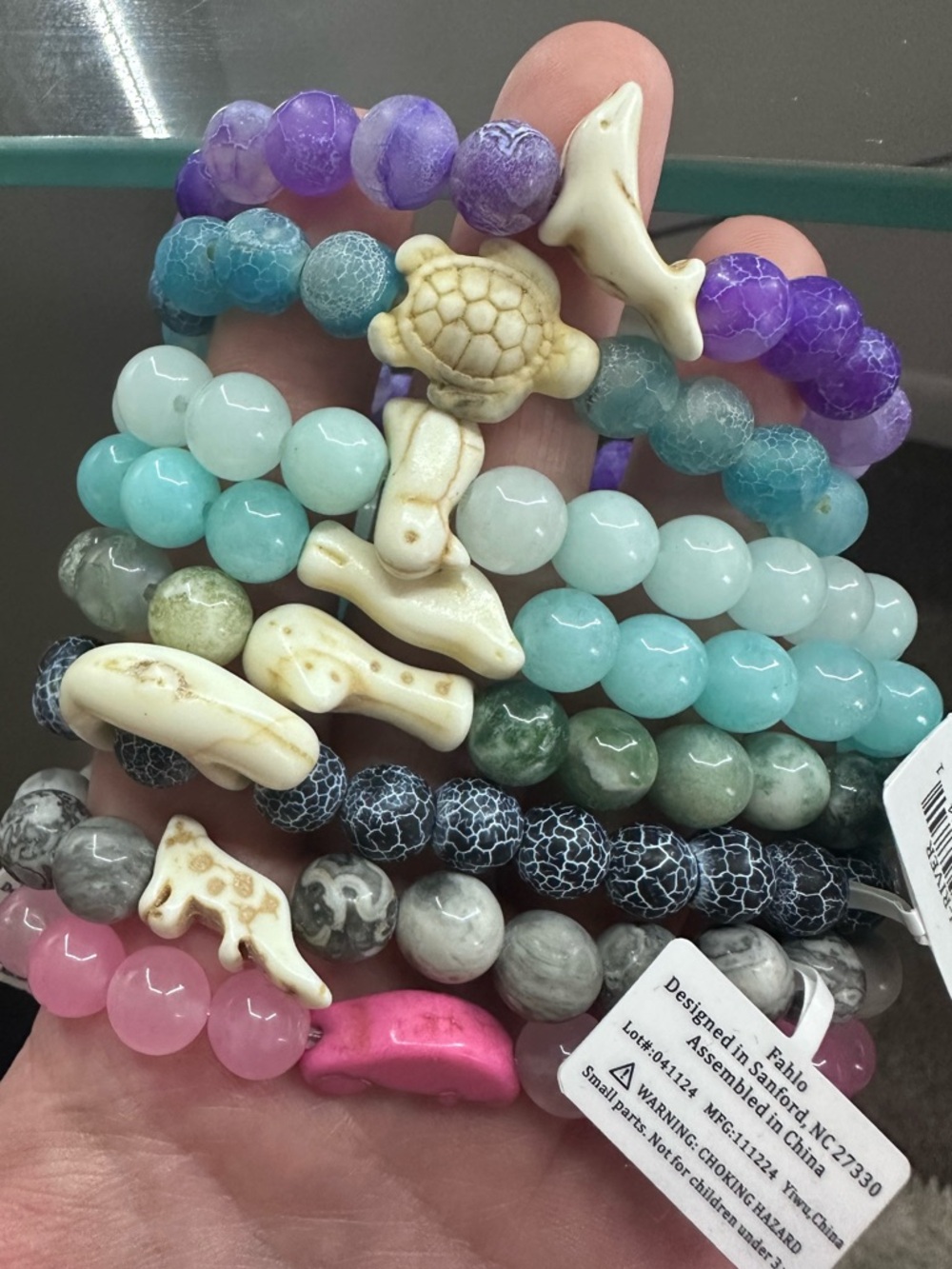 Variety of Fahlo animal bracelets brand new some with tags